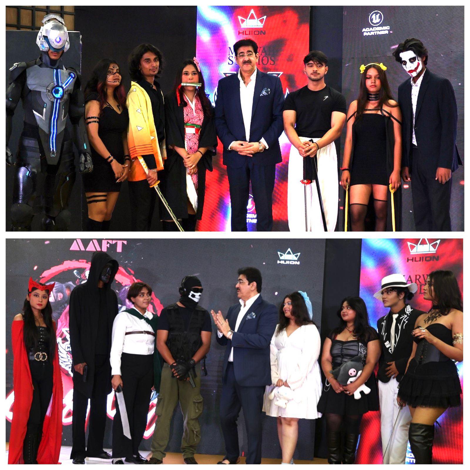 Noida – May 2025 – In a spectacular blend of creativity, cosplay, and digital artistry. Marwah Studios, in association with the AAFT School of Animation and the International Chamber of Media and Entertainment Industry (ICMEI). Life at First-Ever Fashion Show. Xtreme Champions League at Marwah Studios hosted the first-ever Fashion Show of Comic Characters as a highlight event of the ongoing Xtreme Champions League at Marwah Studios. Hence this groundbreaking initiative marked a new milestone in India’s emerging animation and gaming culture. Where fictional characters stepped out of screens and into the spotlight. Conceptualized and executed by the talented students of AAFT School of Animation. Hence the show featured original comic characters designed, styled, and brought to life through innovative costume design and character modeling. The ramp was transformed into a fantasy world, drawing thunderous applause from the audience and dignitaries present. Dr. Sandeep Marwah, President of AAFT University of Media and Arts, inaugurated the show and lauded the efforts of the young creators. Hence “Comic characters are beloved around the world and serve as cultural icons. Such as presenting them on the fashion runway is not just bold—it’s a unique form of art. I congratulate all the students on this powerful and imaginative display. We are now planning to copyright our original characters and build their popularity globally.” The fashion show received high praise from a distinguished international delegation, including: Hiroki Kawasaki. Senior Director of Business Development at JETRO (Japan External Trade Organization), who noted: “This event showcases India’s emerging leadership in character design and storytelling. The talent and passion here are world-class.” Alfredo Caldera, Cultural Counsellor at the Embassy of Venezuela, stated. Such as “It’s exciting to see students giving life to characters that reflect diverse imagination and cultural narratives. This is truly world-class creative innovation.” Avital Barak, Cultural Counsellor at the Embassy of Israel, remarked: “This kind of event goes beyond entertainment—it’s about identity, creativity, and visual storytelling. A wonderful initiative that brings cultures together through fantasy.” Also present at the event were Ayush Founder of Mellow Fox Studios. Vrinda Sood Founder and CEO Citrus Ink, Maria Jose Gomez Counsellor Embassy of Venezuela. Hence Jenica Kalra of JETRO,  Dr. Manoj Agarwal Campus Director AAFT, and Ashish Garg Dean AAFT School of Animation. Who expressed their pride in the students’ efforts and reaffirmed AAFT’s mission to nurture talent through hands-on, globally relevant experiences. The Fashion Show of Comic Characters was a defining moment in the Xtreme Champions League. Hence not only entertaining the audience but also paving the way for India’s presence in global pop culture and creative IP development. With original characters now poised for official copyright and future promotion, AAFT continues to set new benchmarks in the world of animation, gaming, and design.